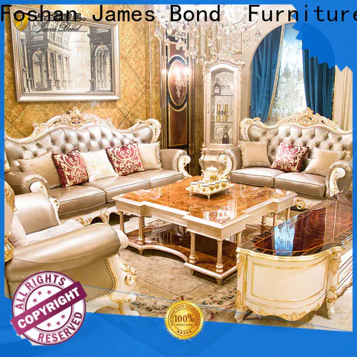 James Bond High-quality traditional fabric sofas settees factory for guest room