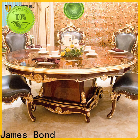James Bond High-quality european white oak dining table suppliers for restaurant
