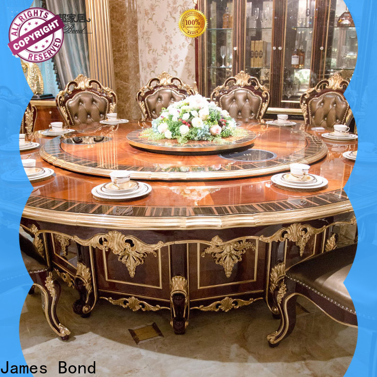 Latest dining table european style solid supply for hotel