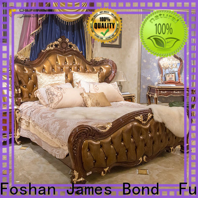 James Bond pinkbrownwhite italian queen size bed for business for home