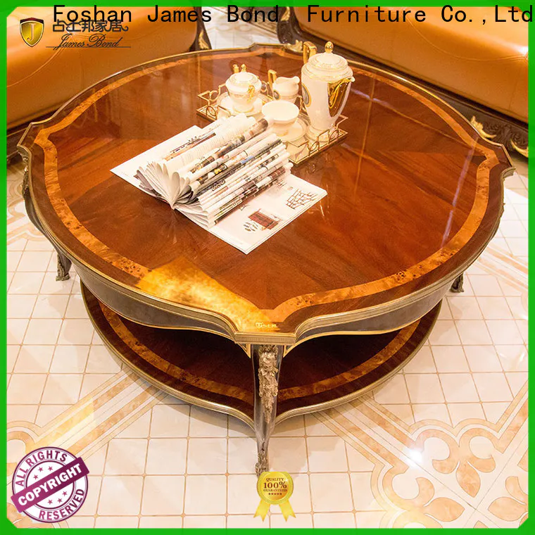 James Bond Custom 32 inch round coffee table factory for hotel