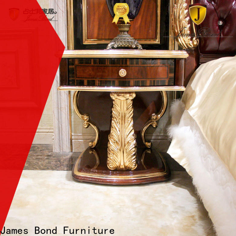 James Bond Custom dark timber bedside tables manufacturers for villa