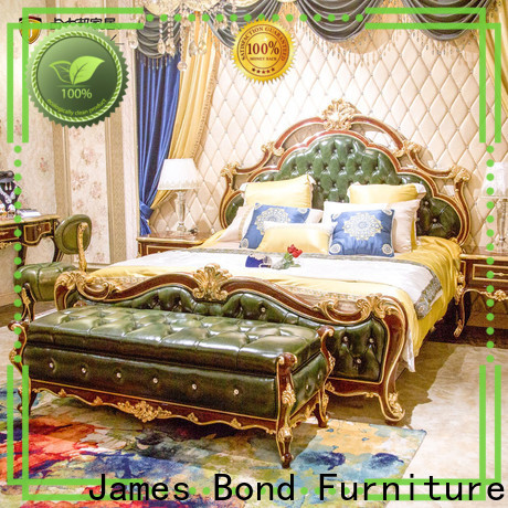 Custom luxury wooden bedroom furniture bond factory for villa