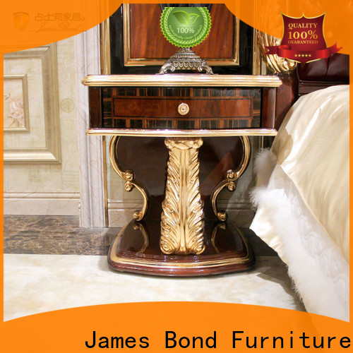 James Bond solid furniture bedside tables manufacturers for villa