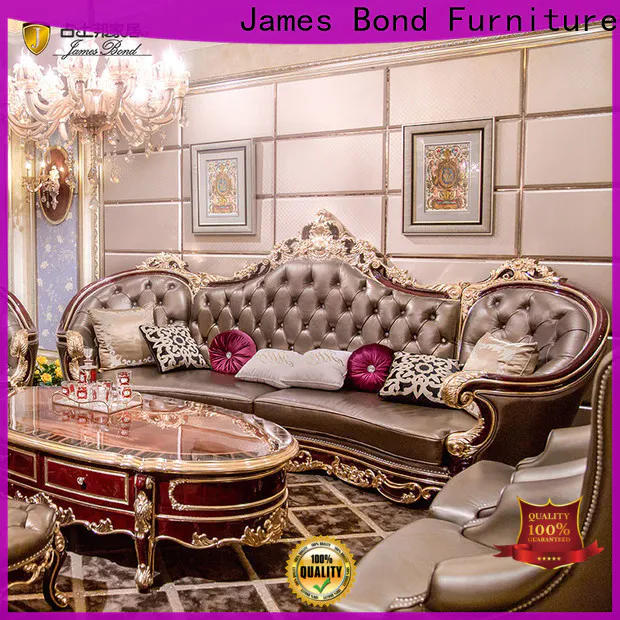 James Bond Latest traditional blue sofa manufacturers for restaurant