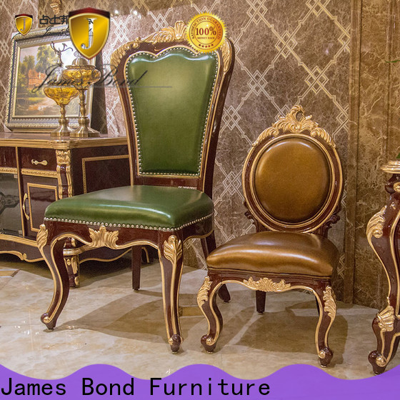 James Bond solid walnut dining chairs company for villa