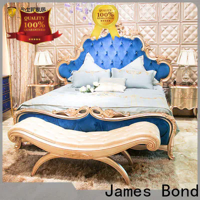 James Bond purple classic metal beds supply for villa