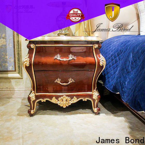 James Bond Latest contemporary oak bedside tables suppliers for hotel