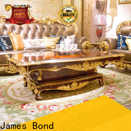James Bond Top light wood round coffee table company for restaurant