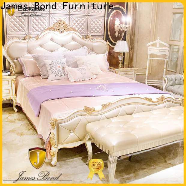 James Bond designs italian sleigh bed factory for villa