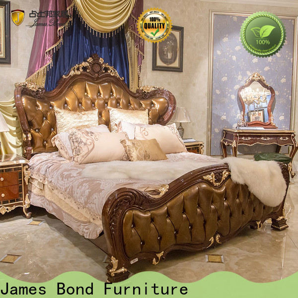 James Bond modern italian king size bedroom set manufacturers for apartment