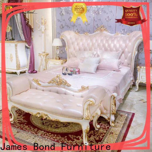 James Bond New luxury california king bedroom furniture factory for apartment