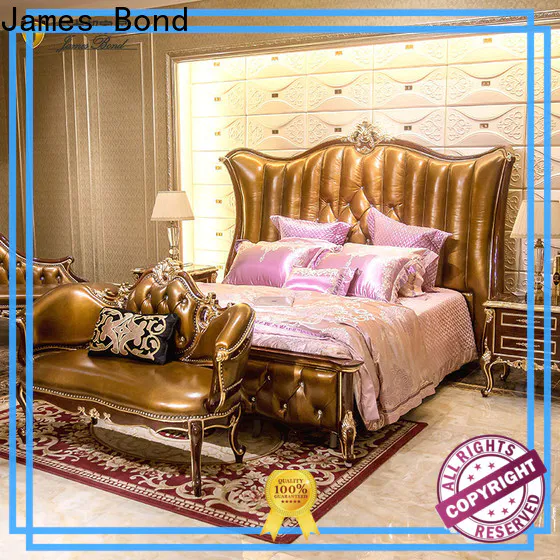 James Bond wooden classic style bedroom furniture manufacturers for hotel