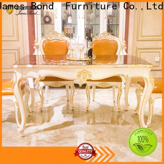 James Bond rectangle luxury square dining table manufacturers for villa