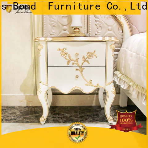 Custom colorful bedside table bond（champagne） company for villa