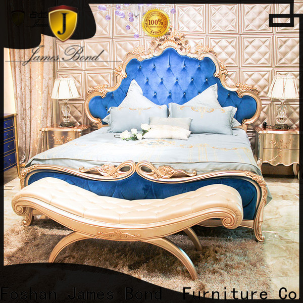 High-quality royal bed frame brown factory for home