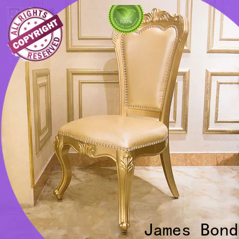 James Bond design luxury dining table and chairs factory for villa