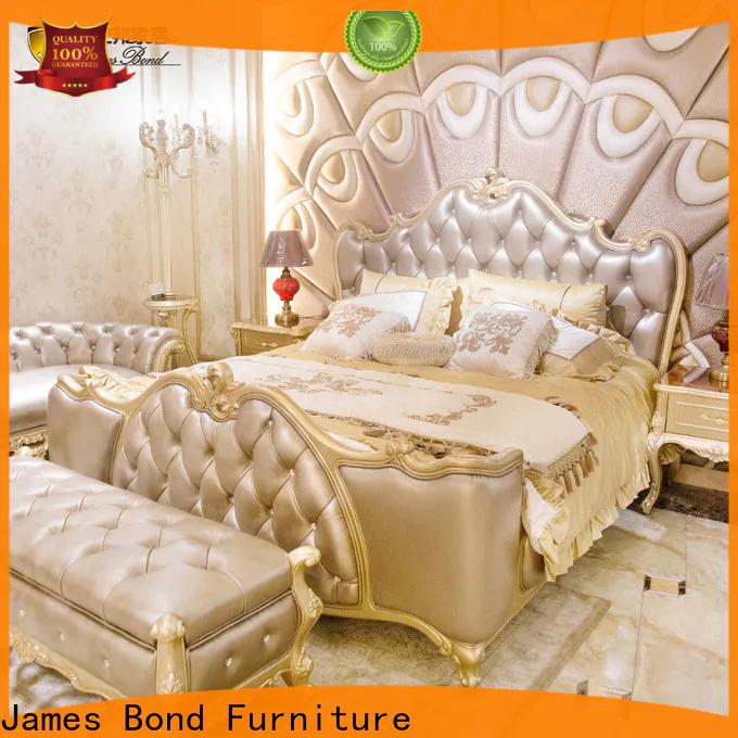 James Bond Wholesale luxury bed furniture suppliers for villa