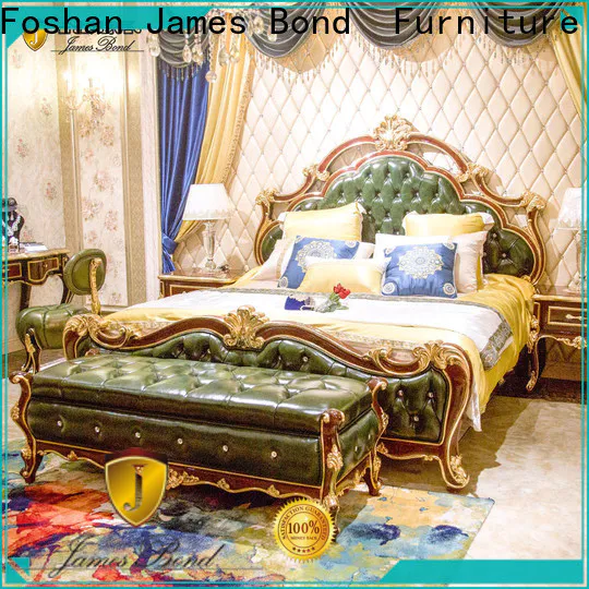 James Bond New royal style bedroom furniture company for apartment