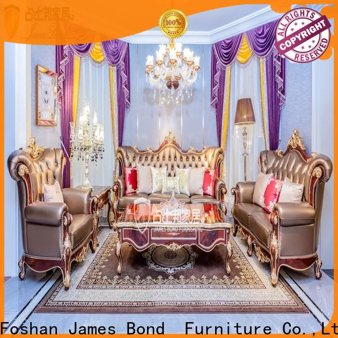 James Bond jf245 traditional high back sofas company for guest room