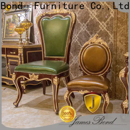 James Bond jp606 cloth dining chairs factory for villa