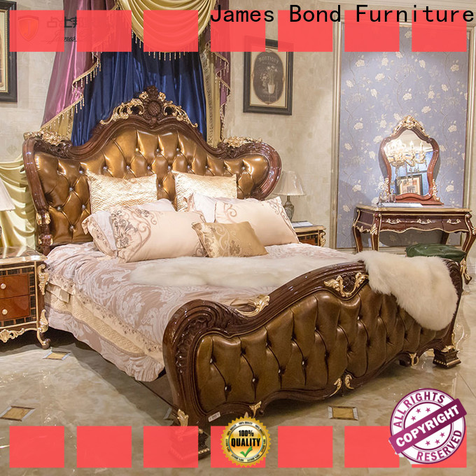 James Bond silver european platform bed frame suppliers for hotel