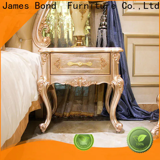 New bedside table with drawers （brown）james for business for hotel