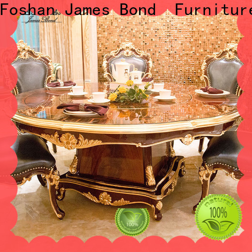 James Bond paint italian granite dining table supply for hotel