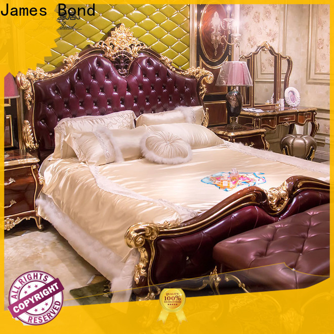James Bond Custom royal classic bed company for apartment