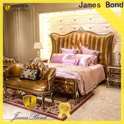 James Bond deep modern luxury bedroom furniture suppliers for hotel