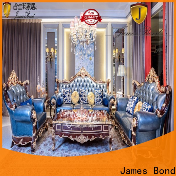 James Bond High-quality designer leather sofas factory for home