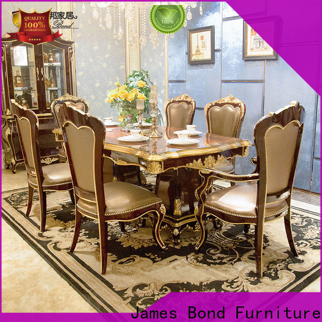 James Bond solid queen anne dining table factory for restaurant