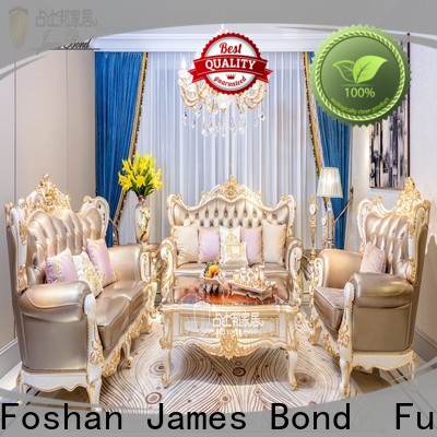James Bond a2820 traditional brown leather sofa suppliers for church