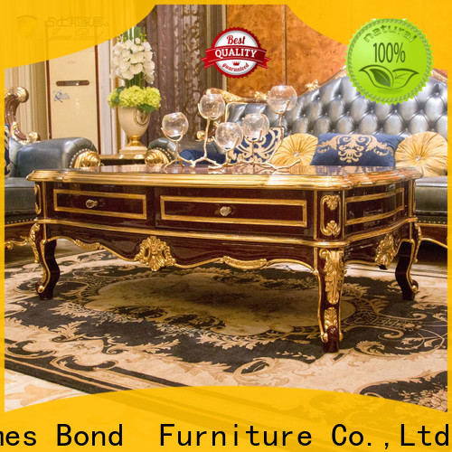 James Bond gold classic coffee tables furniture factory for hotel