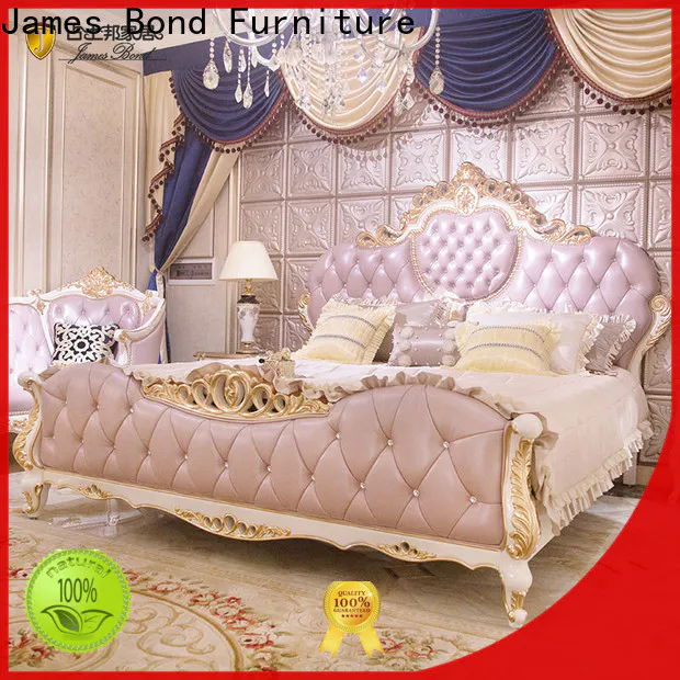 James Bond brownwhite guest bed factory for villa
