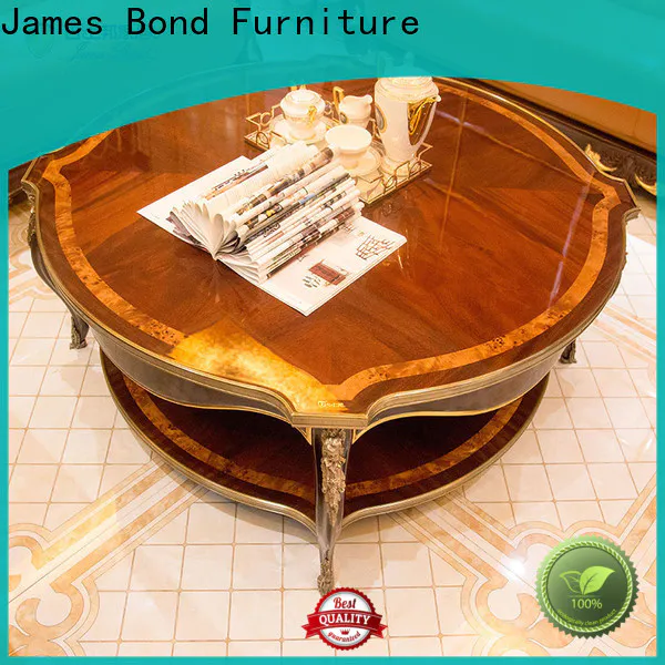 Top wood and glass coffee table designs jf513 factory for restaurant