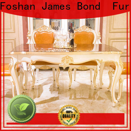 Latest modern classic dining room furniture golden company for villa
