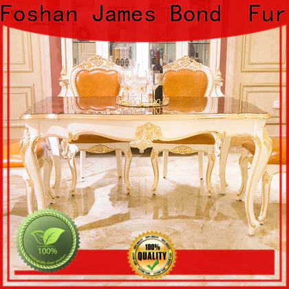 Latest modern classic dining room furniture golden company for villa