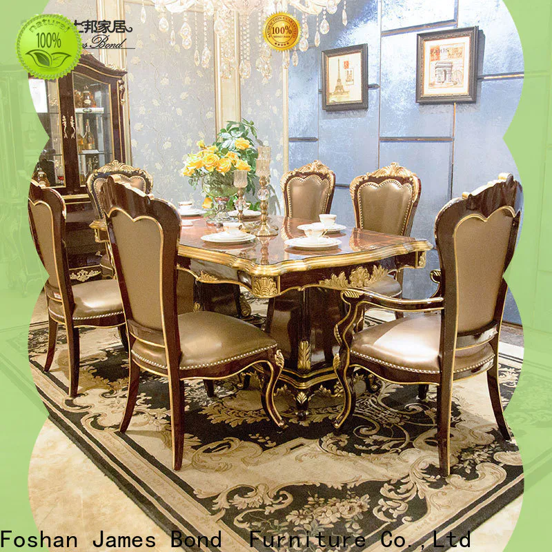 James Bond jf522 italian dining table and chairs supply for hotel
