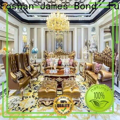 James Bond 14k leather sofa traditional style supply for church