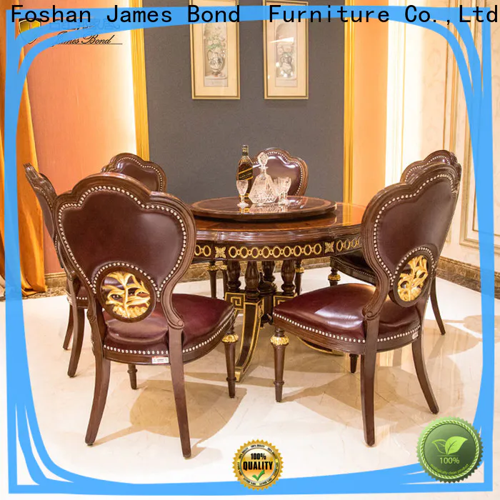 James Bond electric stone dining table suppliers for villa
