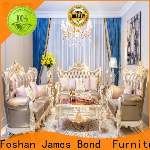 James Bond Latest traditional velvet sofas company for hotel