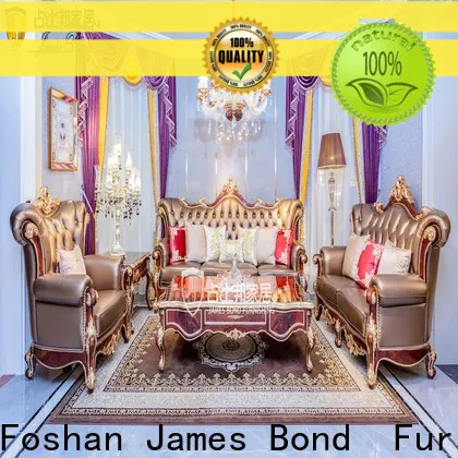 James Bond Custom leather sofa furniture manufacturers for guest room
