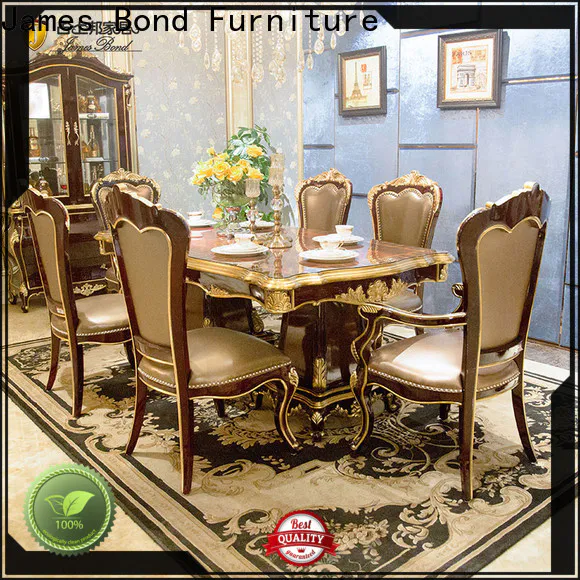 Top luxury black dining table oval supply for villa