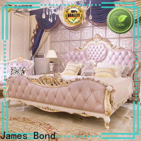 James Bond Latest luxury master bedroom sets factory for apartment
