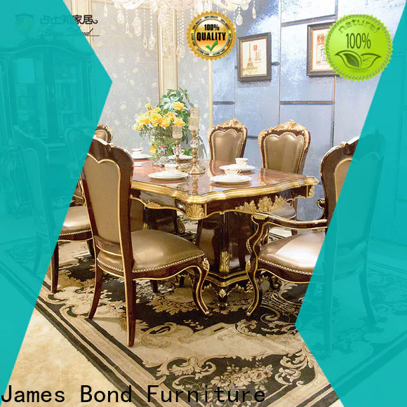 James Bond Custom italian glass dining table supply for hotel