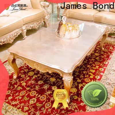 James Bond white industrial round coffee table for business for home
