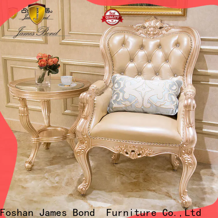 James Bond silver simple chair design suppliers for hotel