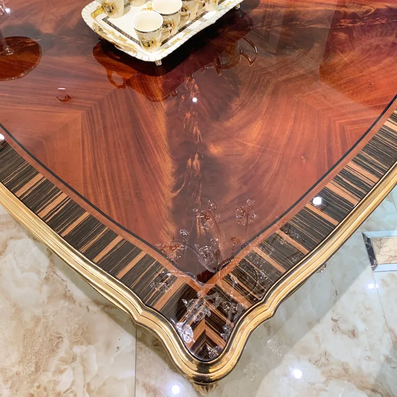 High End Italian Furniture Square Classic Coffee Table D2789