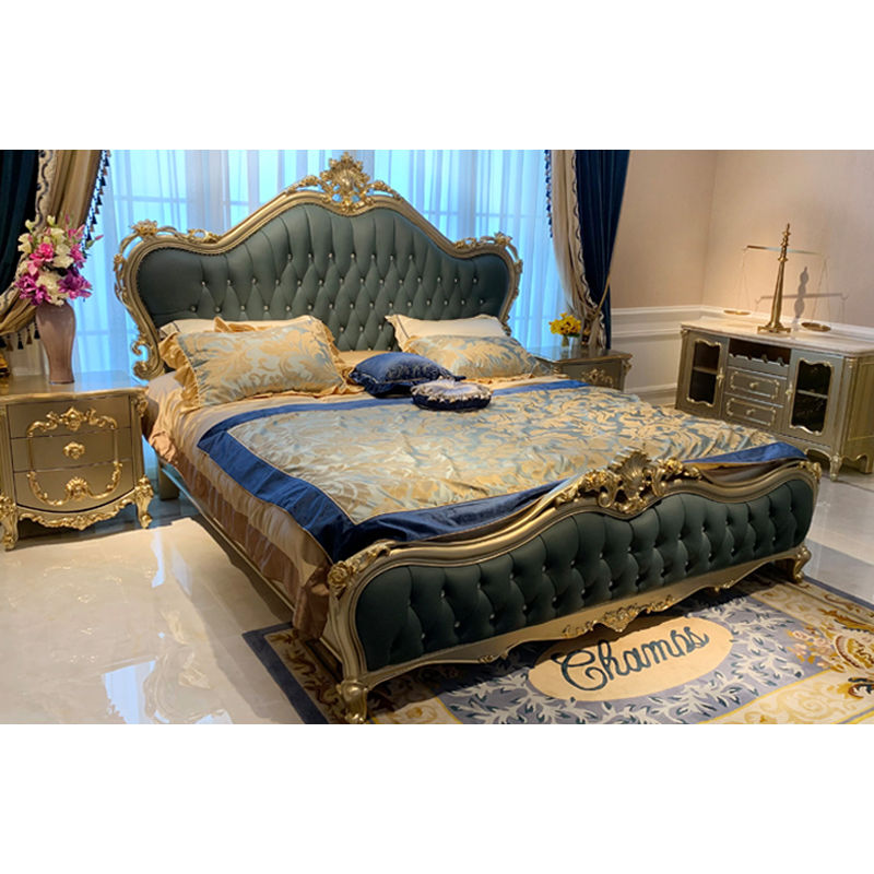 Classic bedroom James Bond Furniture classic elegant bed H-3383